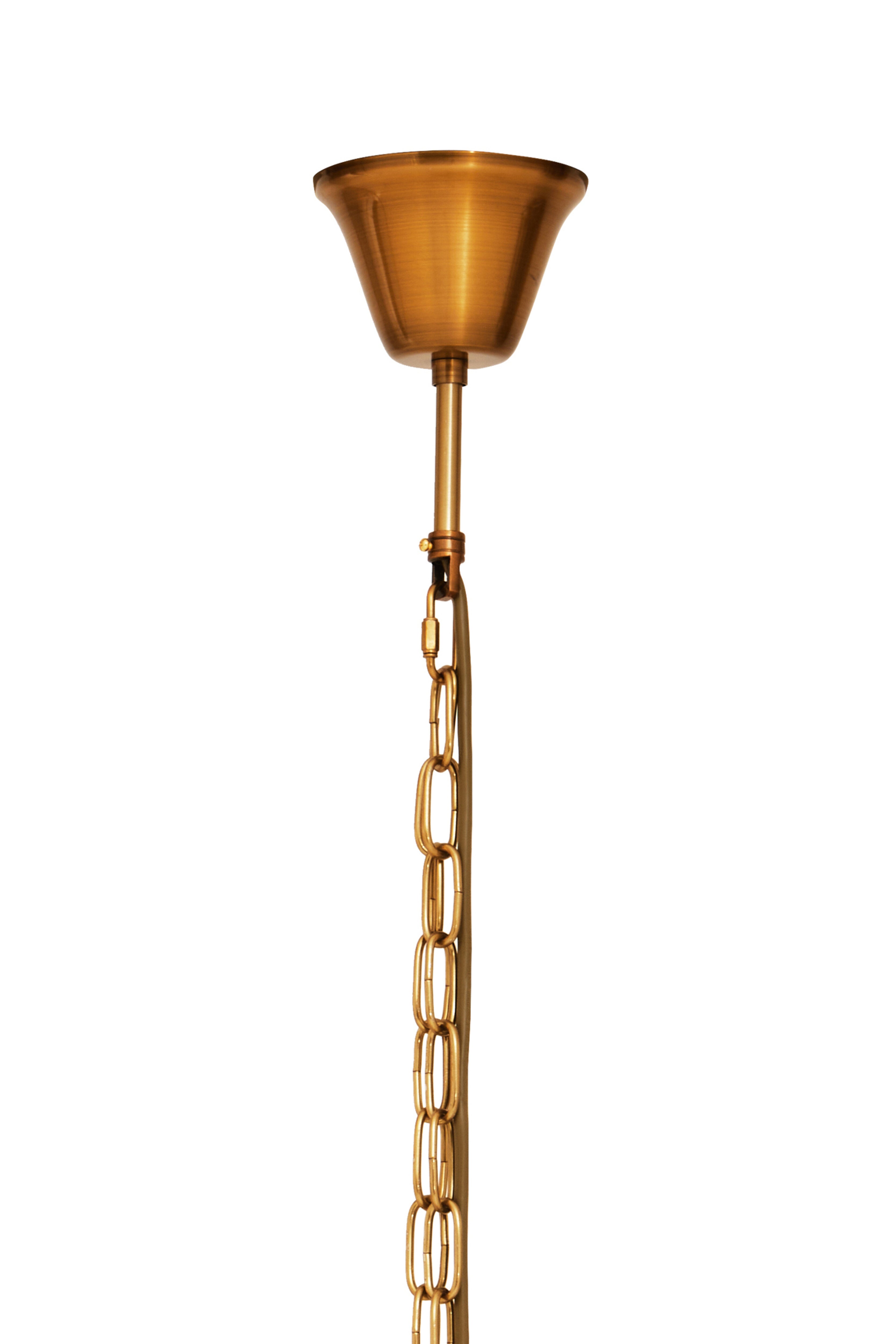 Candace Townhouse 5 Bulb Small Bronze Pendant Light